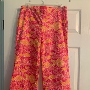 Lilly Pulitzer Goldfish Cotton Pants